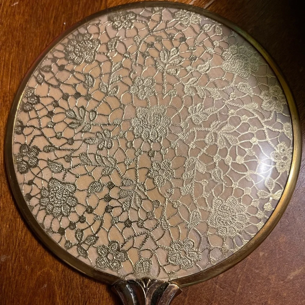Vintage hand held mirror